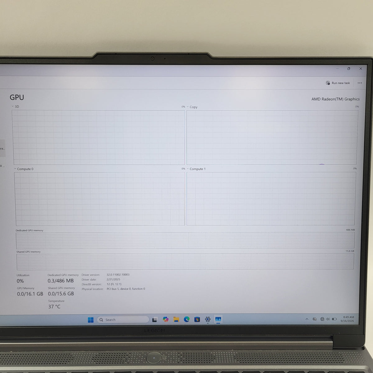 Lenovo Legion Slim 5 Gen 9 83EX Ryzen 7 7735HS 32GB RAM 1TB SSD GeForce RTX 4070