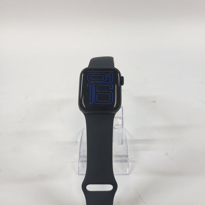 Unlocked Apple Watch SE 2nd Gen 40MM Midnight Aluminum Black Sport Band 