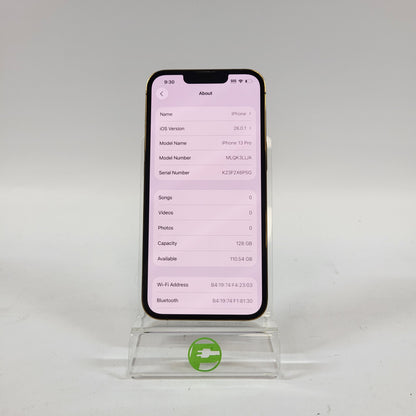 Factory Unlocked Apple iPhone 13 Pro 128GB Gold MLQK3LL/A