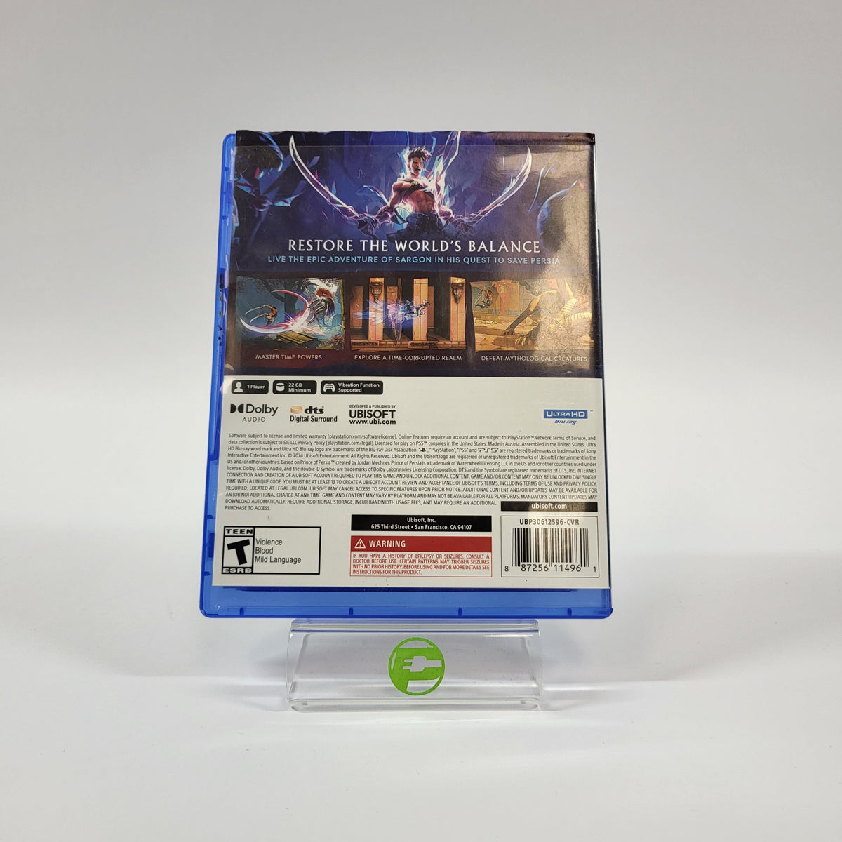 Prince Of Persia: The Lost Crown (Sony PlayStation 5 PS5, 2024)