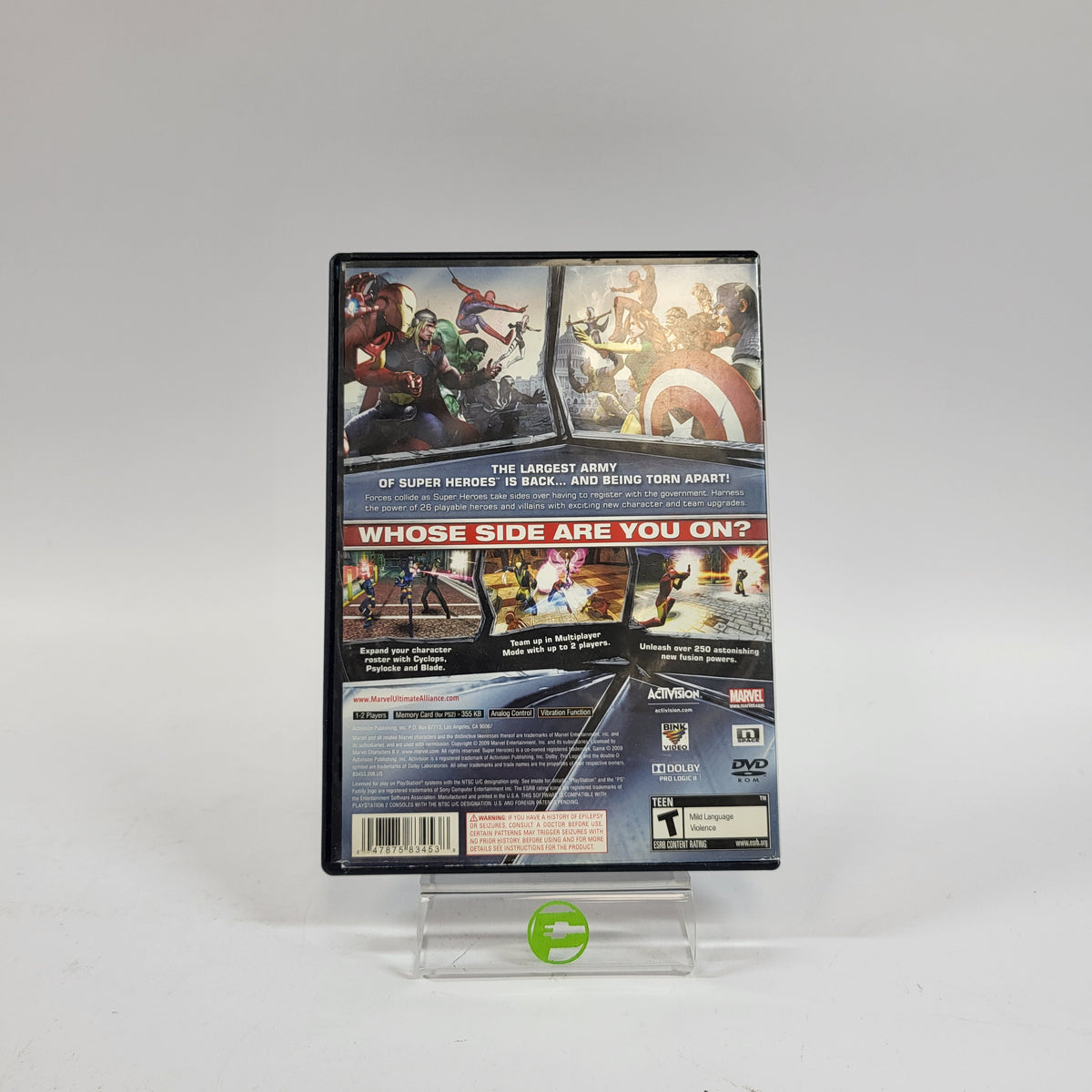 Marvel Ultimate Alliance 2 (Sony PlayStation 2 PS2, 2009)