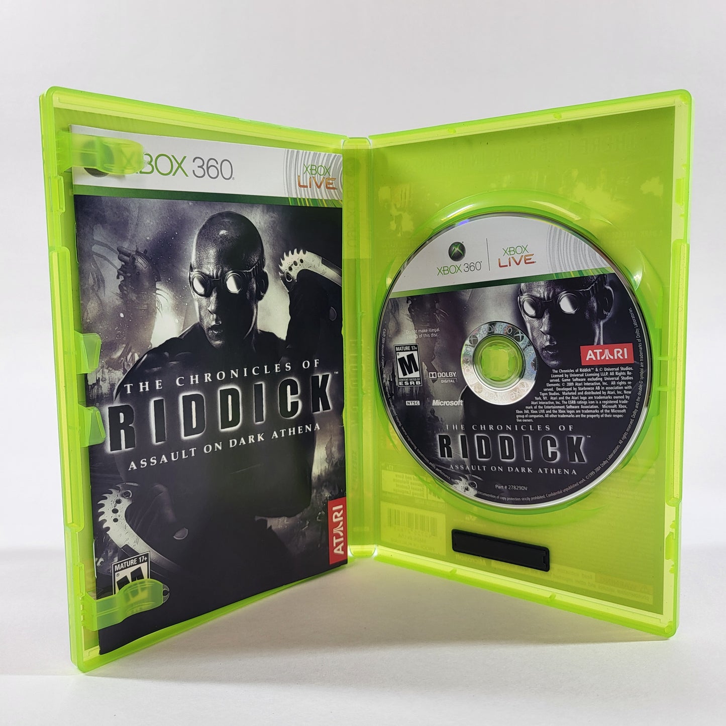 Chronicles of Riddick: Assault on Dark Athena (Microsoft Xbox 360, 2009)