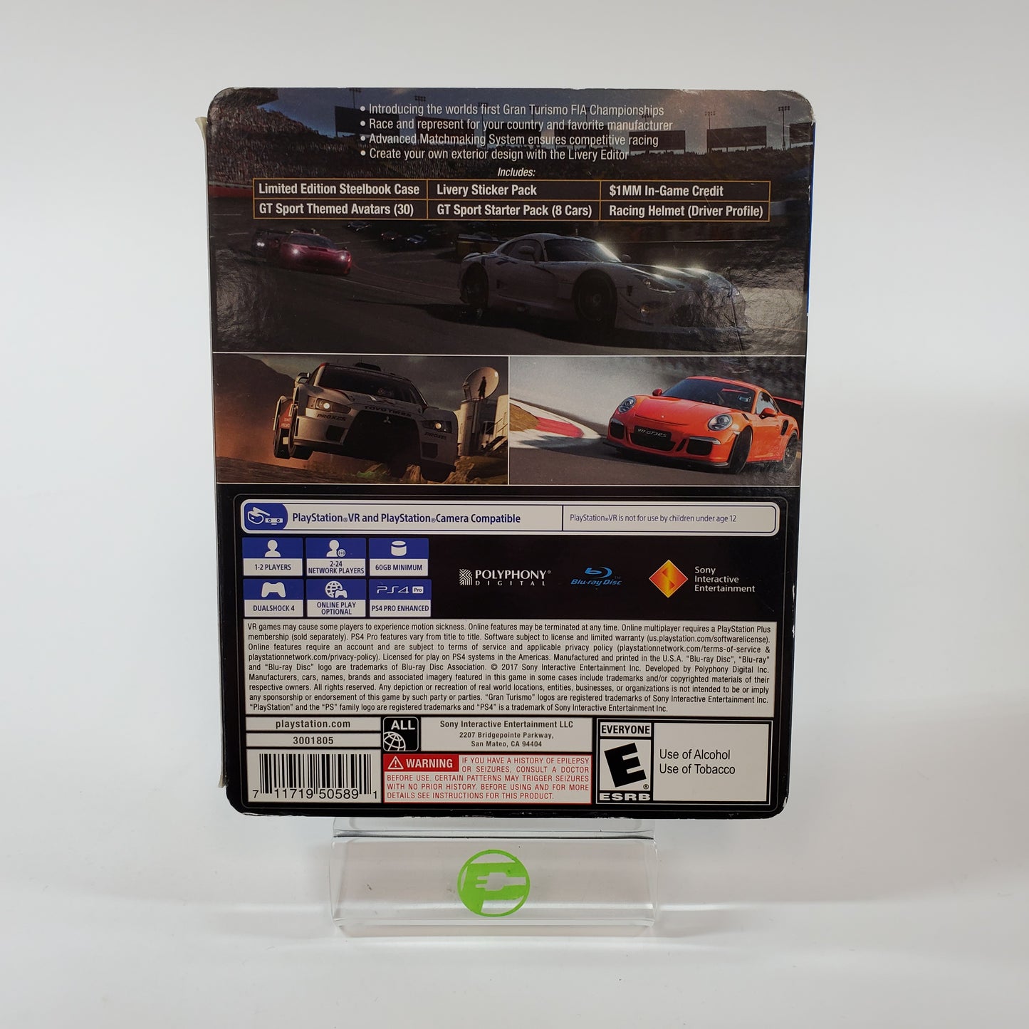 Gran Turismo Sport [Limited Edition] (Sony PlayStation 4 PS4, 2017)