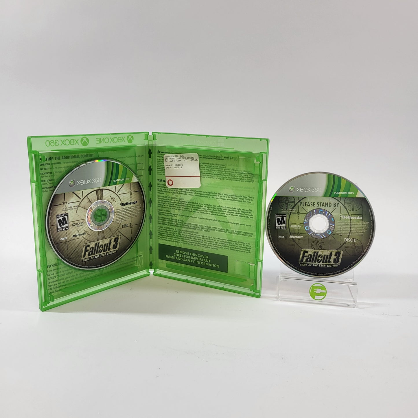 Fallout 3 [Game of the Year Platinum Hits] (Microsoft Xbox One, 2009)