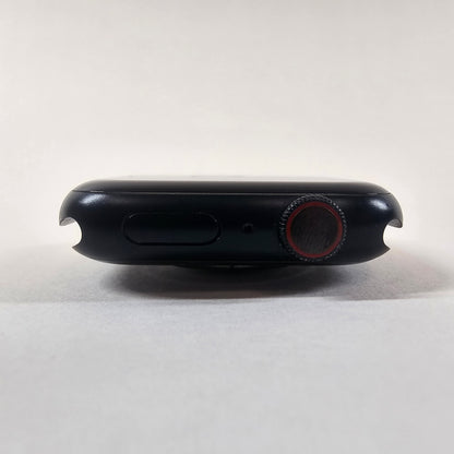 Factory Unlocked Apple Watch Series 7 45MM Black Aluminum MKJ73LL/A Face Only