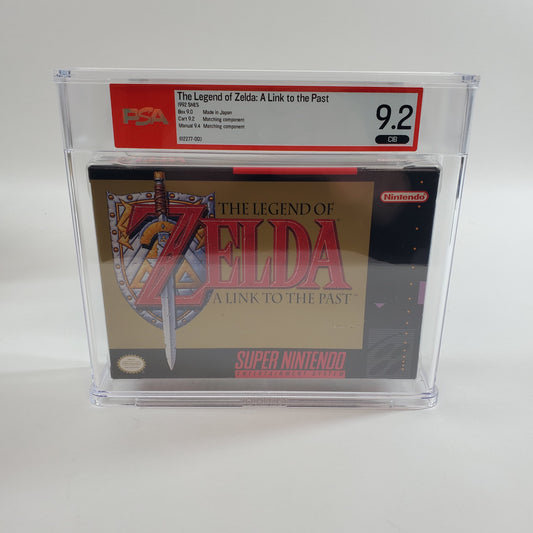 Zelda Link to the Past (Super Nintendo SNES, 1992) PSA 9.2 CIB