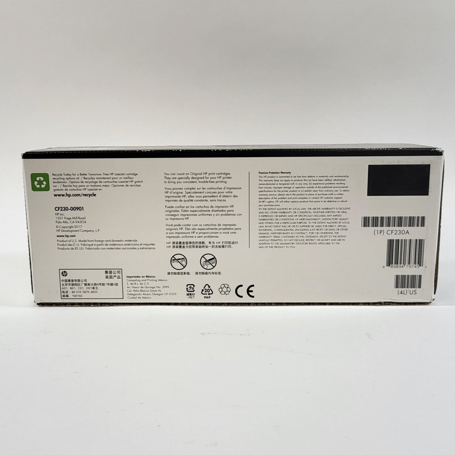 New HP 30A Black Print Cartridge