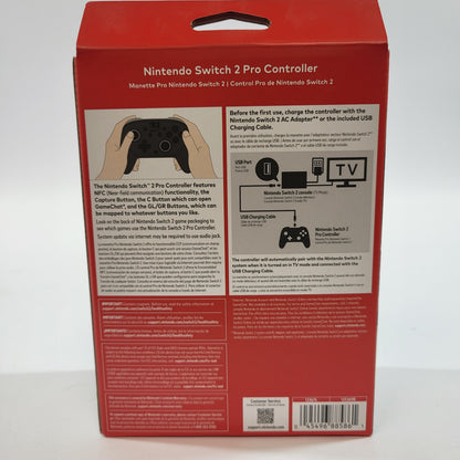 New Nintendo Switch 2 Pro Controller Controller 123674 Black