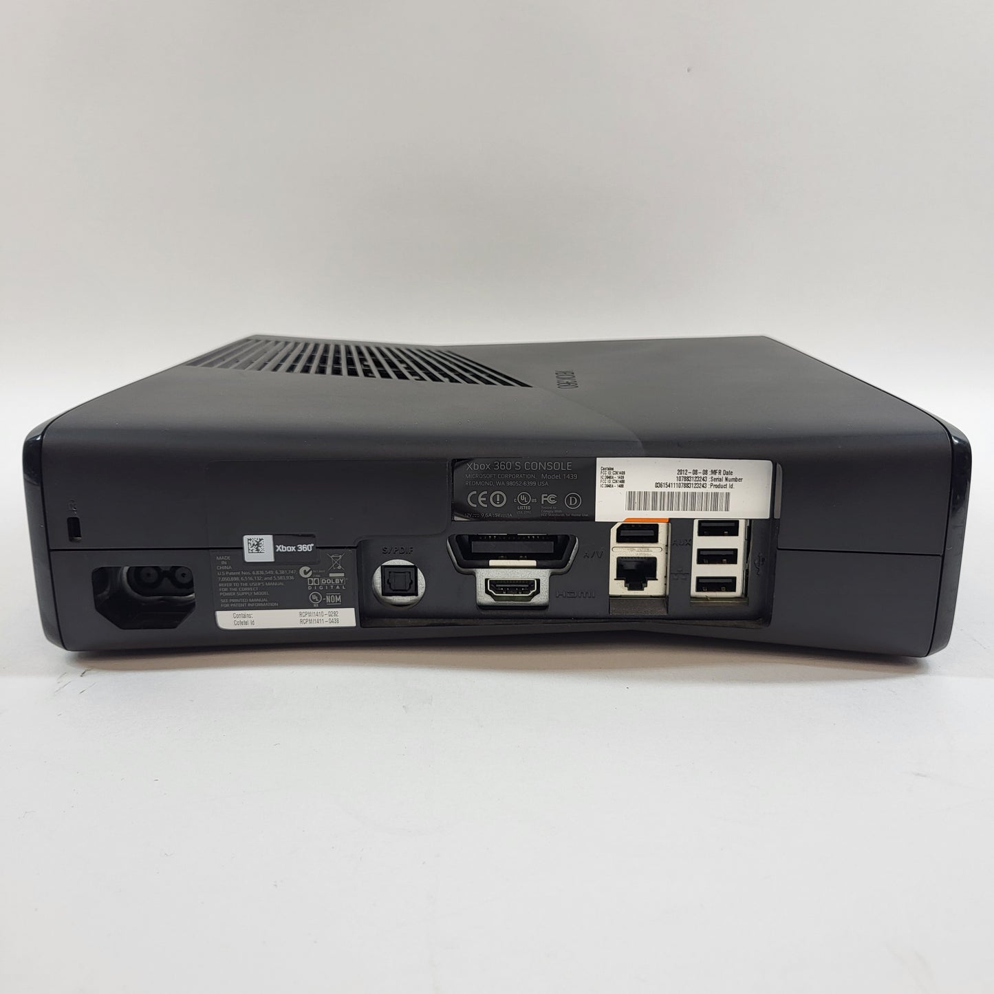 Microsoft Xbox 360 S 250GB Console Gaming System Black 1439