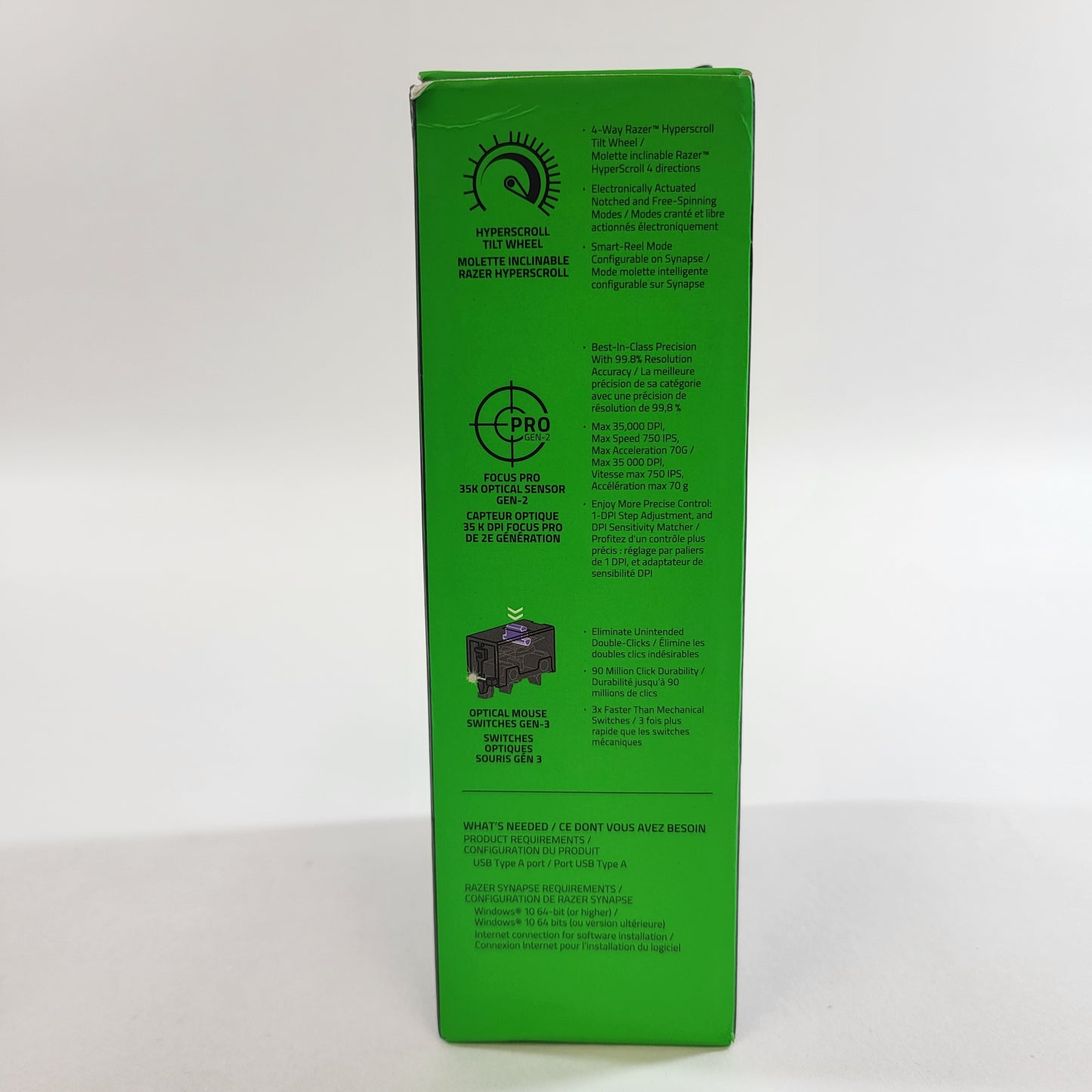 New Razer Basilisk v3 35K Wired Gaming Mouse RZ01-5230100-R3U1