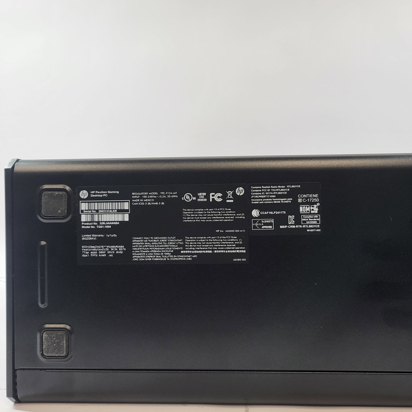 HP Pavilion TG01-1004 Ryzen 3 4300G 3.80GHz 8GB RAM 256GB HDD Radeon RX 5500