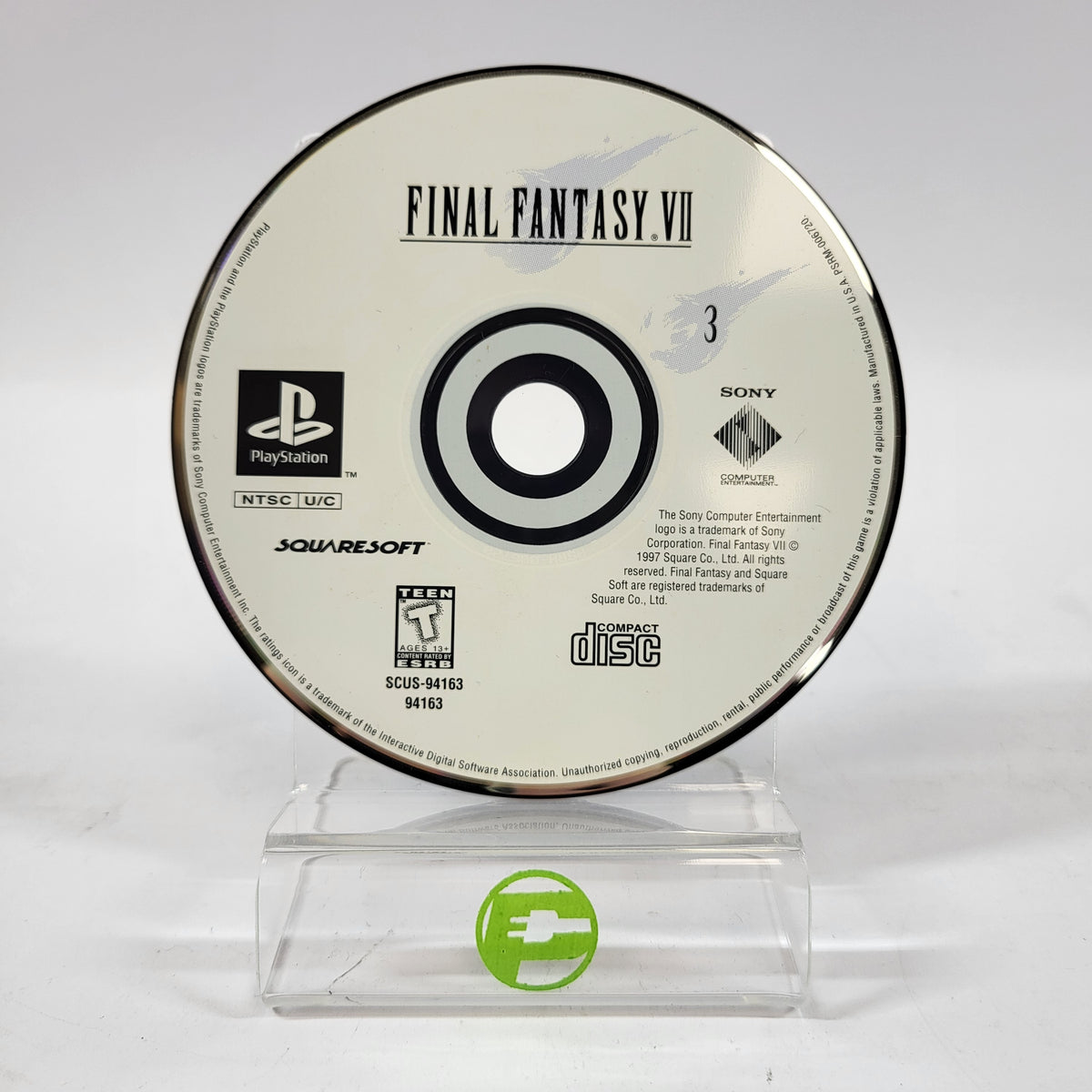 Final Fantasy VII (Sony PlayStation 1 PS1, 1997)