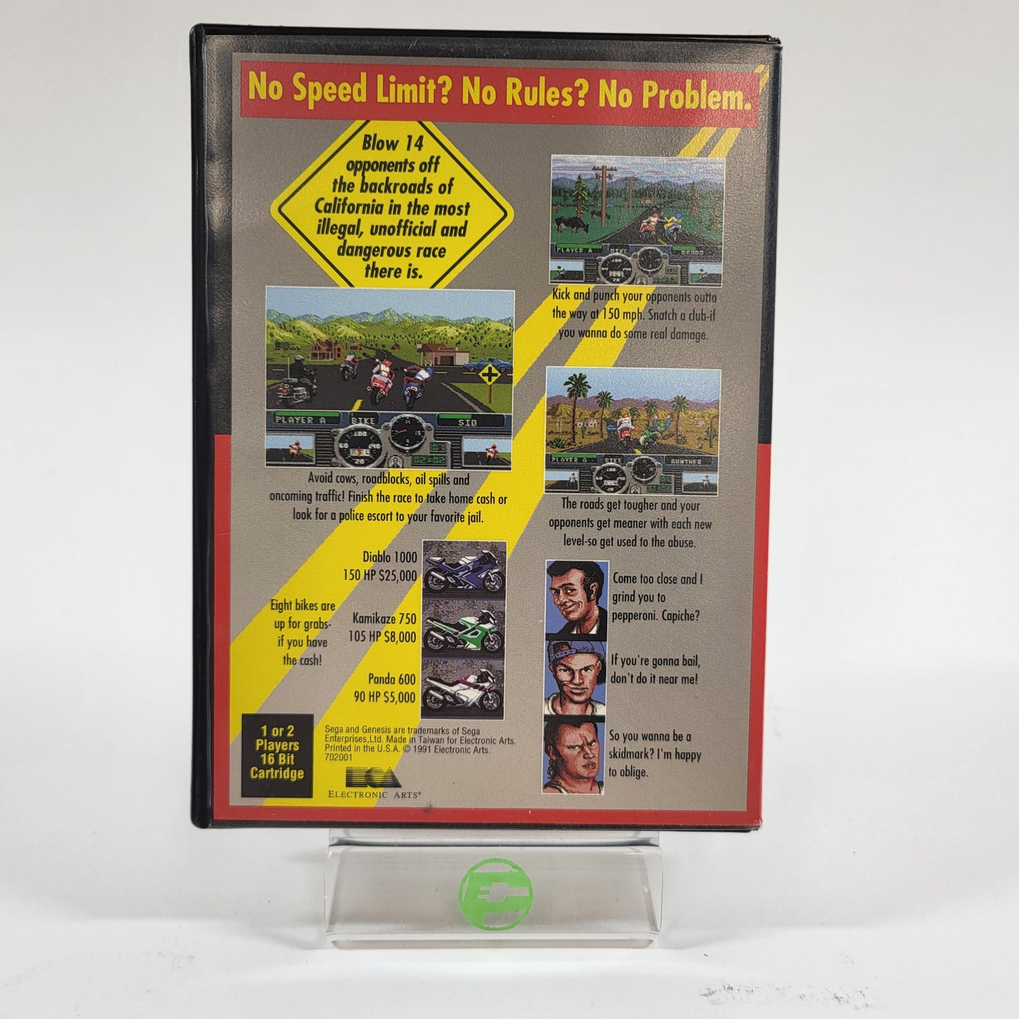 Road Rash (Sega Genesis, 1992)