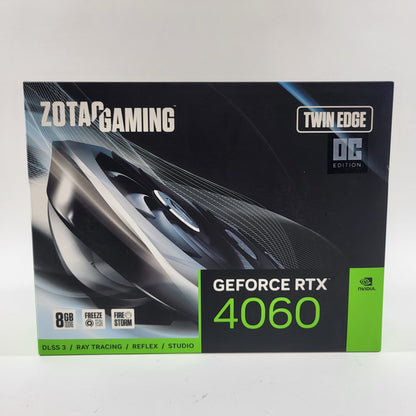 Zotac GeForce RTX 4060 Twin Edge OC 8GB GDDR6 Graphics Card ZT-D40600H-10M