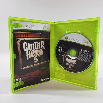 Guitar Hero 5 (Microsoft Xbox 360, 2009)