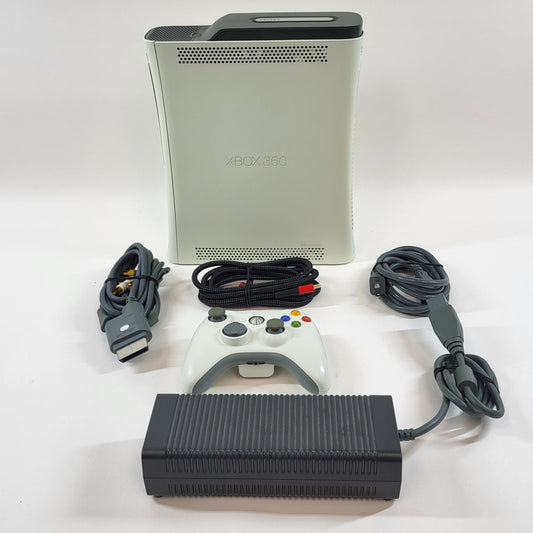 Microsoft Xbox 360 20GB Console Gaming System White NXE Dashboard