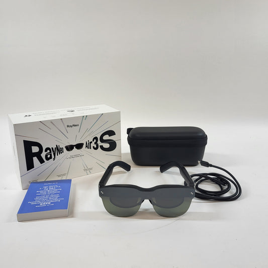 RayNeo Air3S Shiny Black Micro OLED XRGF35 AR/XR Smart Glasses