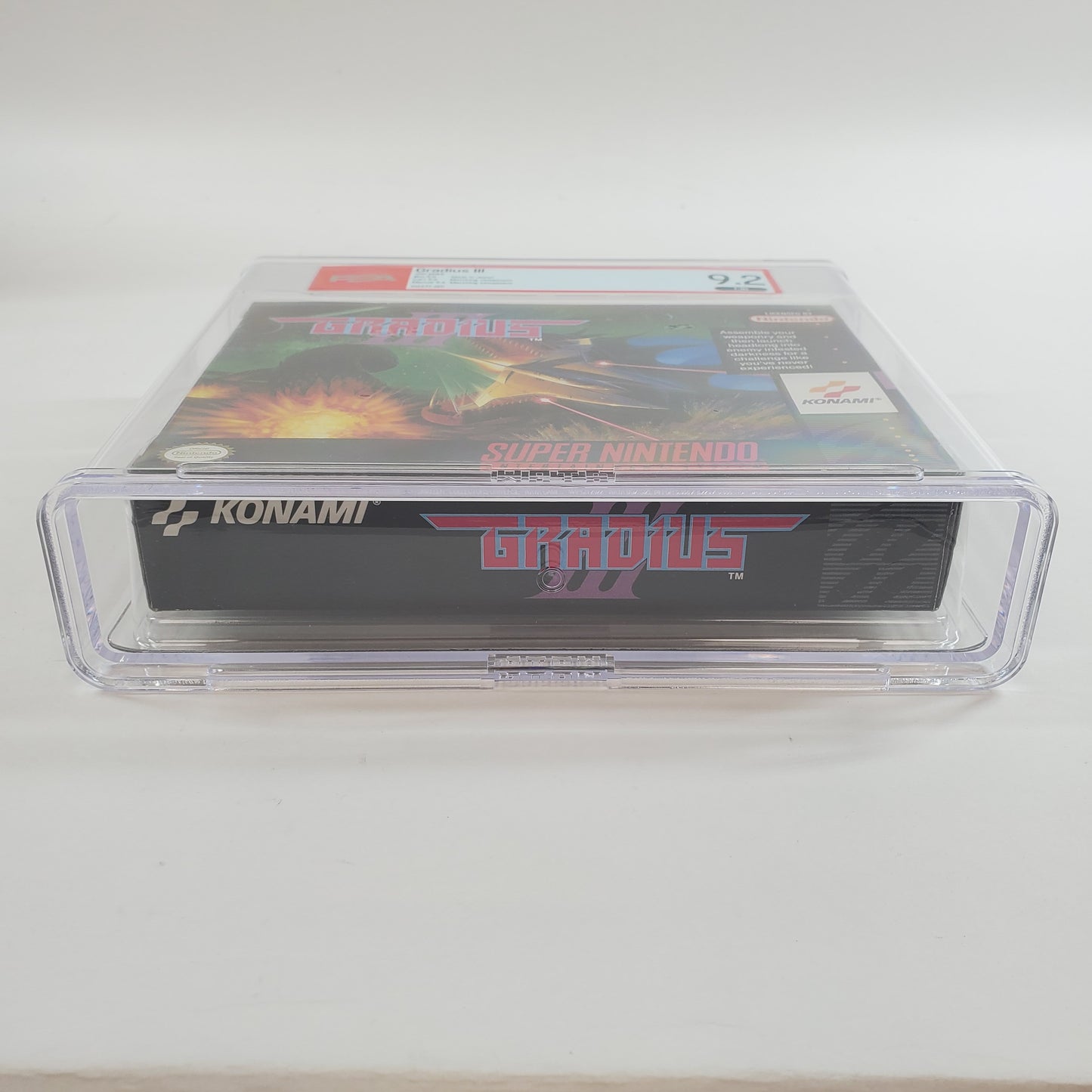 Gradius III (Super Nintendo SNES, 1991) PSA 9.2 CIB