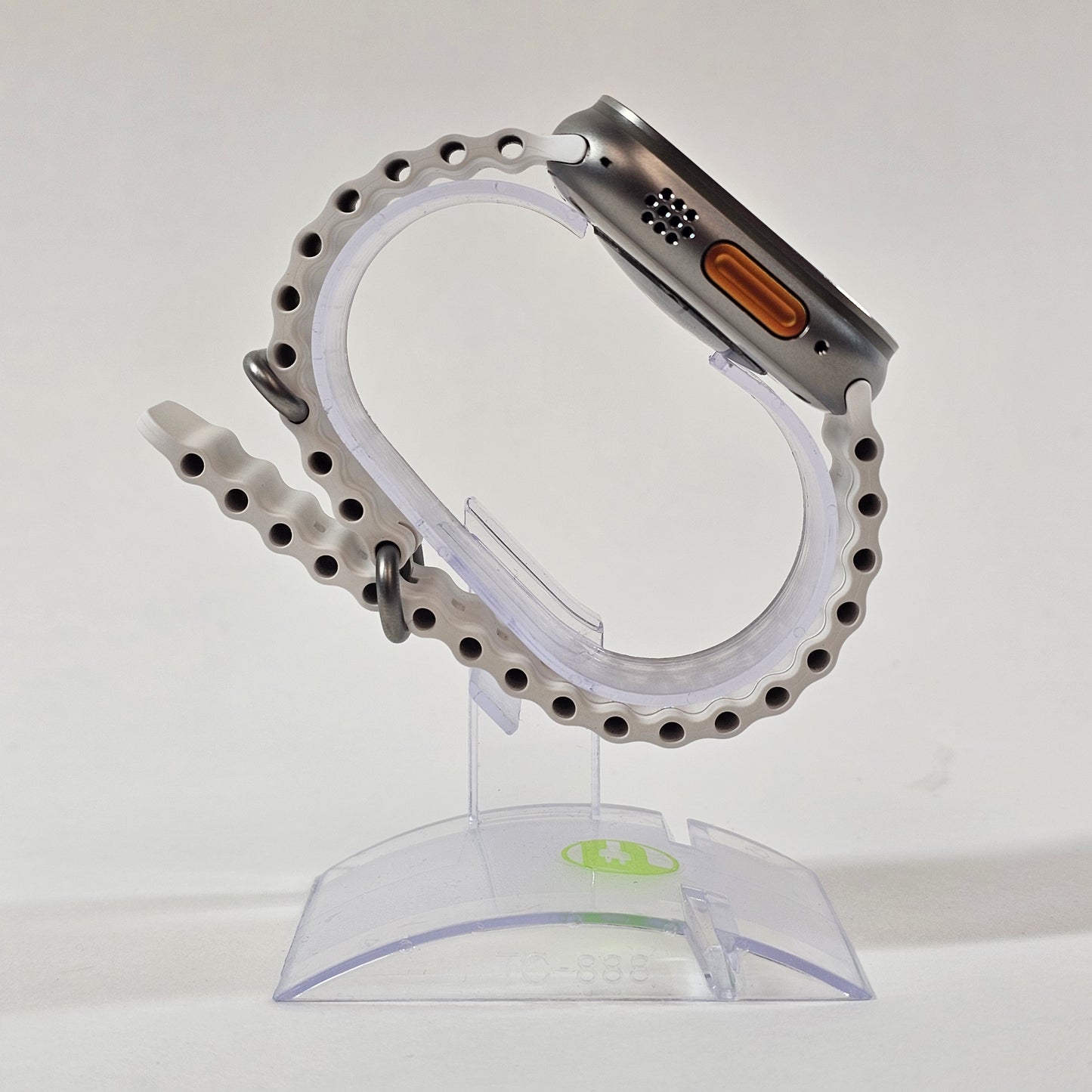 Unlocked Apple Watch Ultra 49MM Natural Titanium White Ocean Band MNH83LL/A