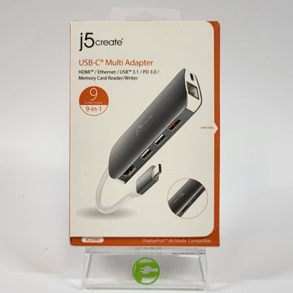 New J5 Create USB-C Multi Adapter JCD383